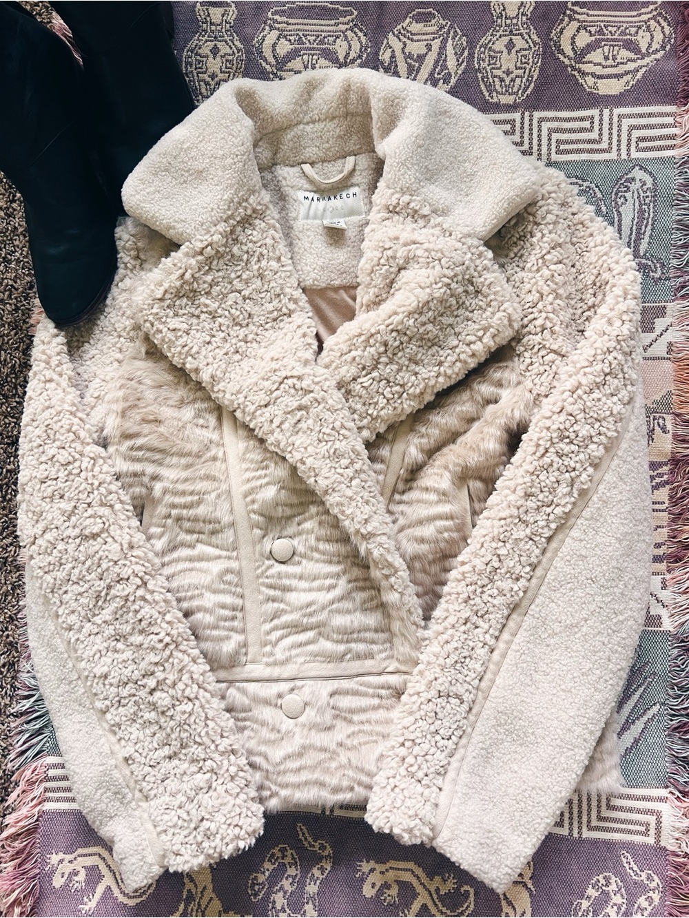 NWOT Marrakech Sherpa coat